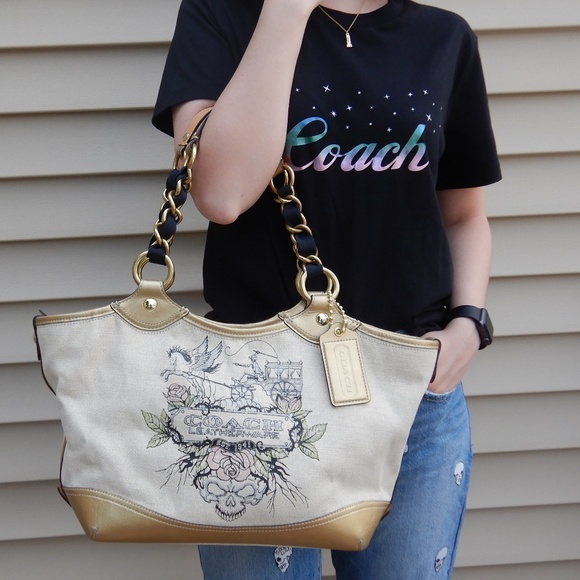 Coach tattoo purse hotsell